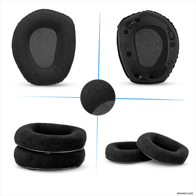 Replacement Velour Earpads for SENNHEISER RS165, RS175, RS185 & RS195 Headphones - Soft Foam Ear Pad, HDR165, HDR175, HDR185, HDR195