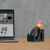 Desktop PC Mouse Stand Holder with Stationary Pen Holder, For Gaming & Office Mice From Logitech, Razer, Corsair & More