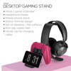 Desktop Game Controller & Headphone Stand Hanger - Stylish, Minimalist Wave Design for PS5, Xbox, Switch, PC & Retro Gamepads