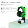 Headphone Stand & Game Controller Holder – Sleek Headset Hanger & Gamepad Stand for Xbox, PlayStation, Nintendo, Legacy, Retro & Mor