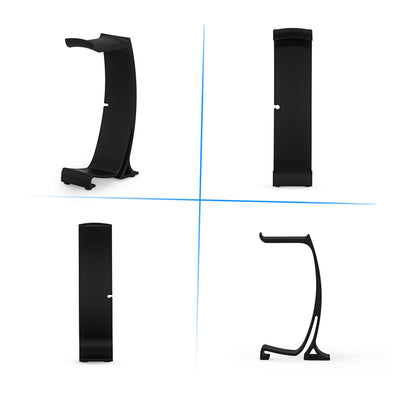 Desktop Headphone Stand - Curved Hanger with Non-Slip Base & Cable Management- Compatible with SteelSeries, Sennheiser, Razer, Bose, Sony & More